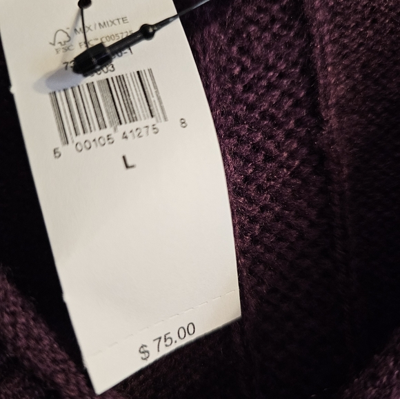 Banana Republic ESSENTIAL V-NECK SWEATER Size L, NWT - Picture 6 of 7